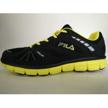 Men&#39;s Yellow Black Md Outsole Chaussures de sport